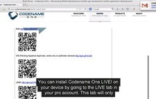 Codename One LIVE Updated & Android Changes